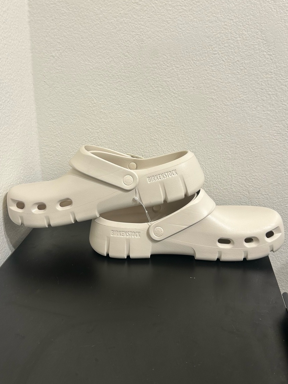 Birkenstock Birki Flow EVA Sandal Slipper Eggshell Unisex US 10-10.5 EUR 43 - Picture 8 of 9